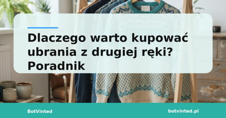 Dlaczego warto kupować ubrania z drugiej ręki